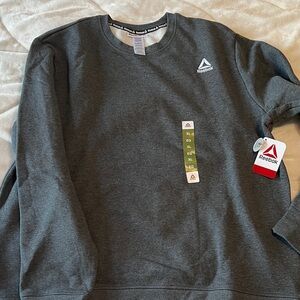 Reebok Men's Charcoal Crewneck Sweater